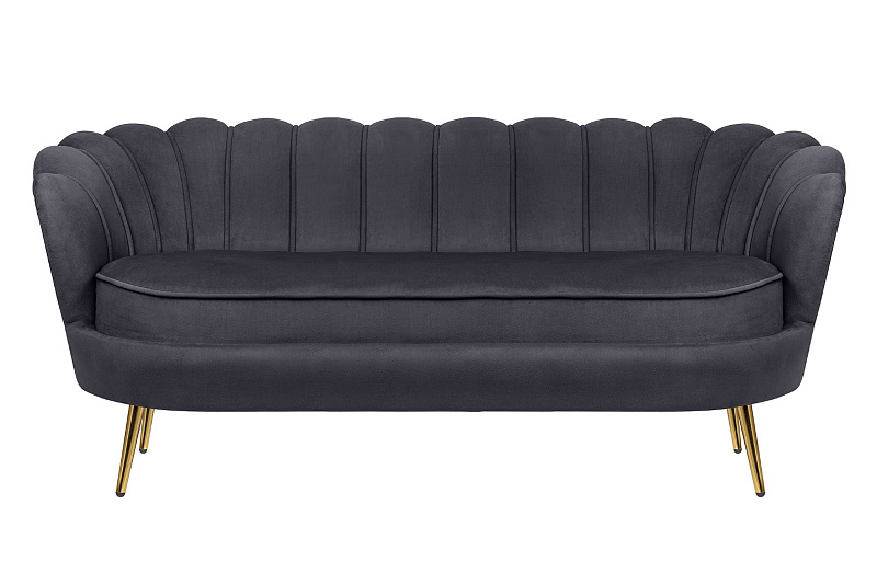 Трехместный диван ракушка для гостиниц Pearl Triple Black в Москве Трехместный диван ракушка для гостиниц Pearl Triple Black