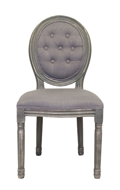 Дизайнерский обеденный стул модерн Volker Button Grey в Москве Дизайнерский обеденный стул модерн Volker Button Grey