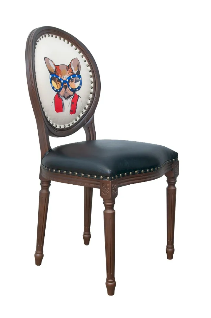 купить Стул Delo Kora Bulldog Print в Москве купить Стул Delo Kora Bulldog Print