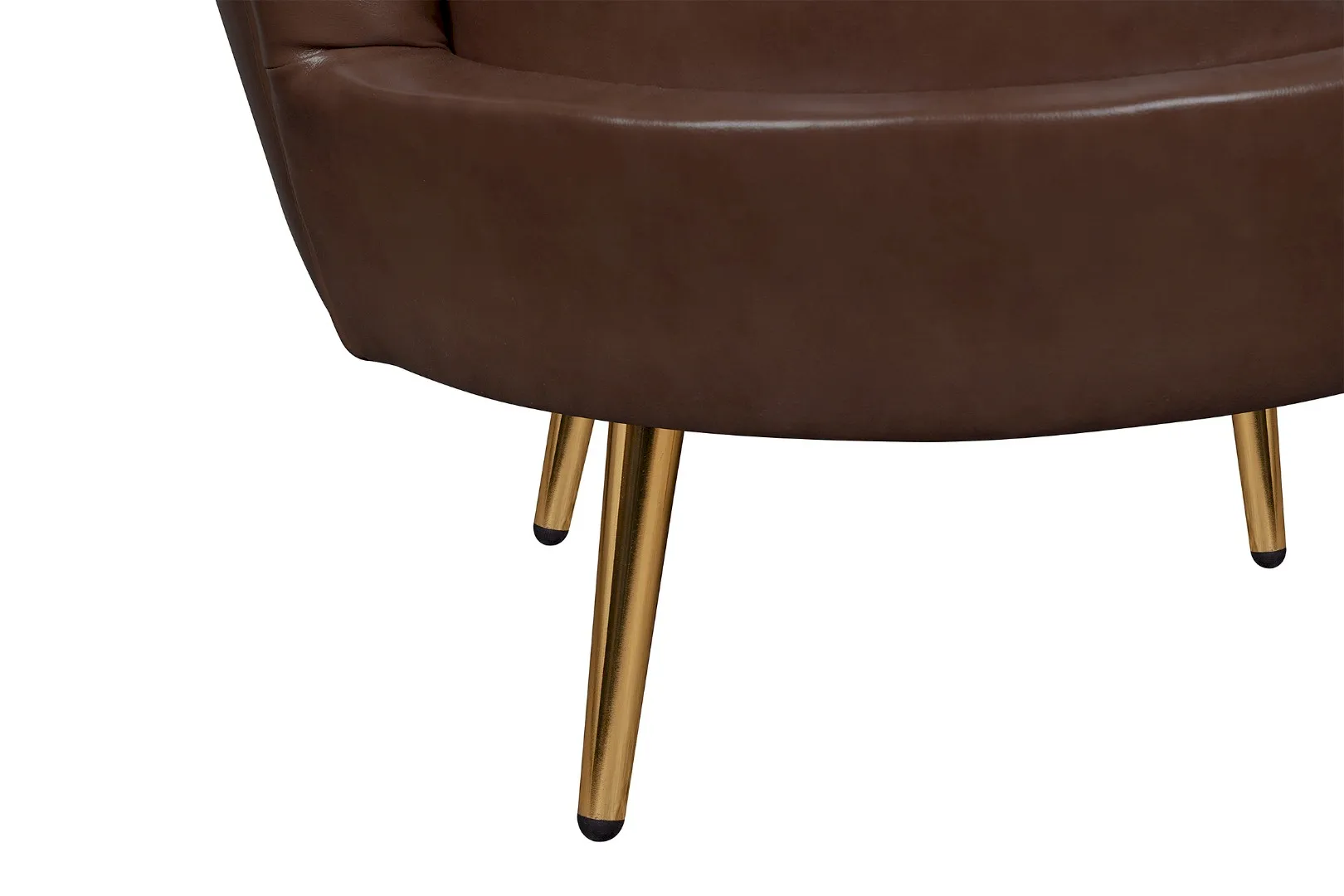 фото Низкое кресло ракушка Pearl Brown V2 в интерьере в Москве