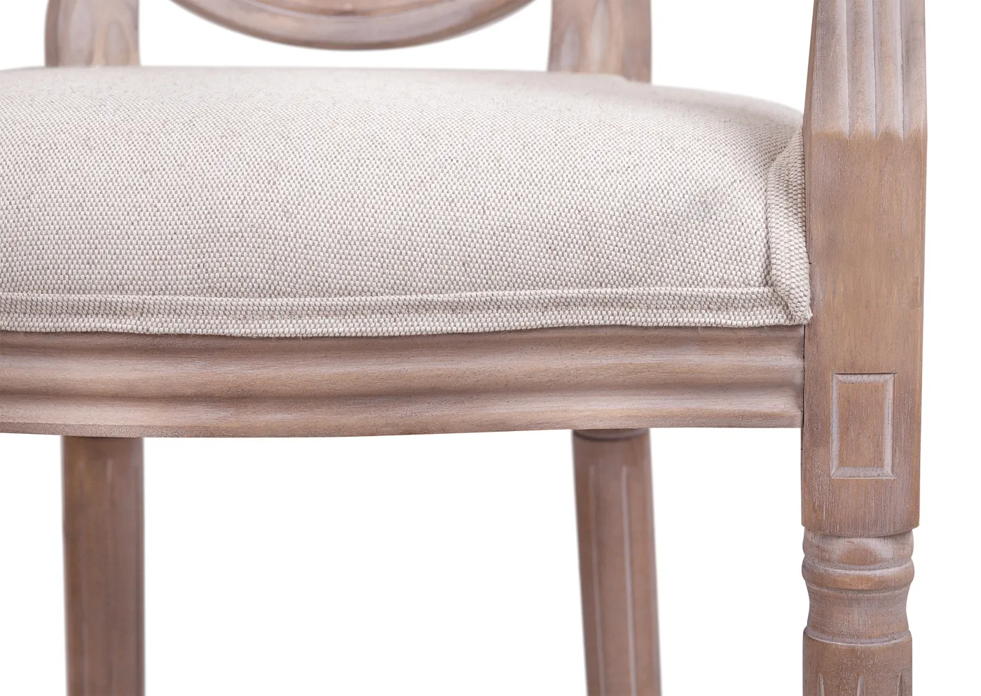 купить Мягкий стул с подлокотниками Volker Arm Beige V2 в интернет-магазине в Москве