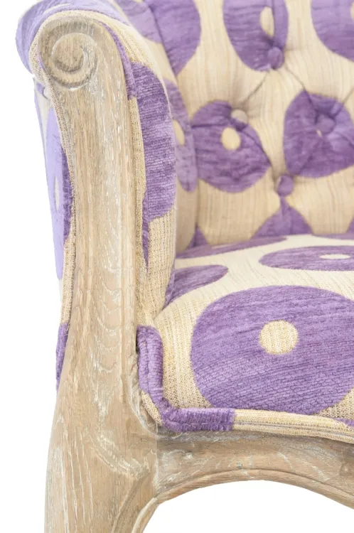 фото Низкое кресло ретро Kandy Purple в Москве