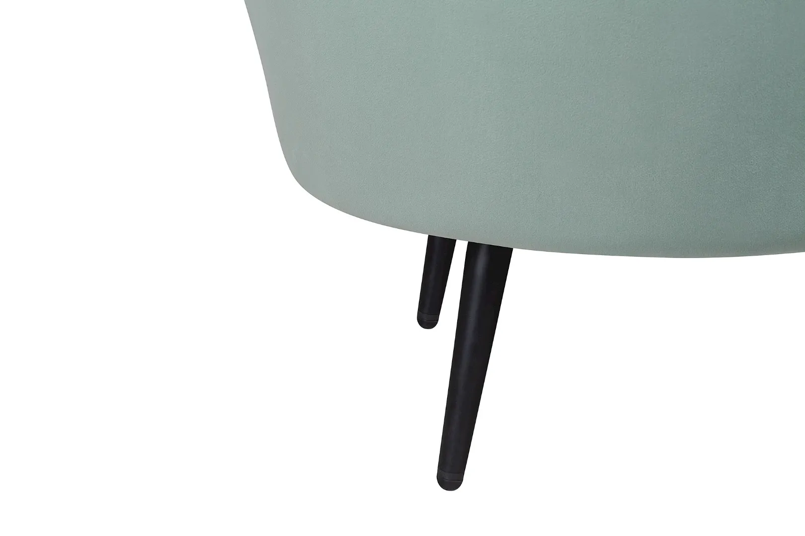 фото Диван ракушка для гостиниц Pearl Triple Green на черных ножках в интерьере в Москве фото Диван ракушка для гостиниц Pearl Triple Green на черных ножках в интерьере