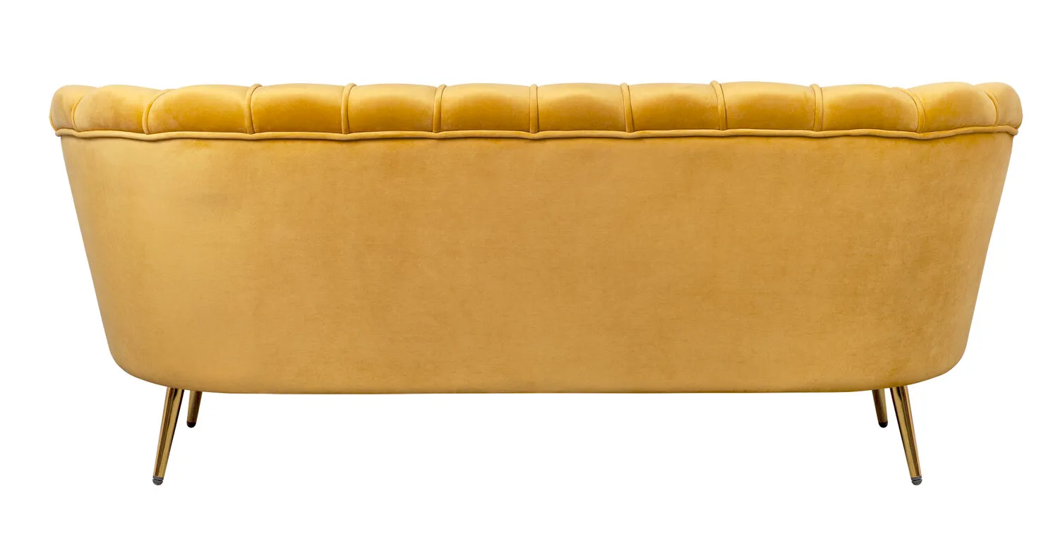 Дизайнерский диван Pearl Triple Yellow в интернет-магазине
