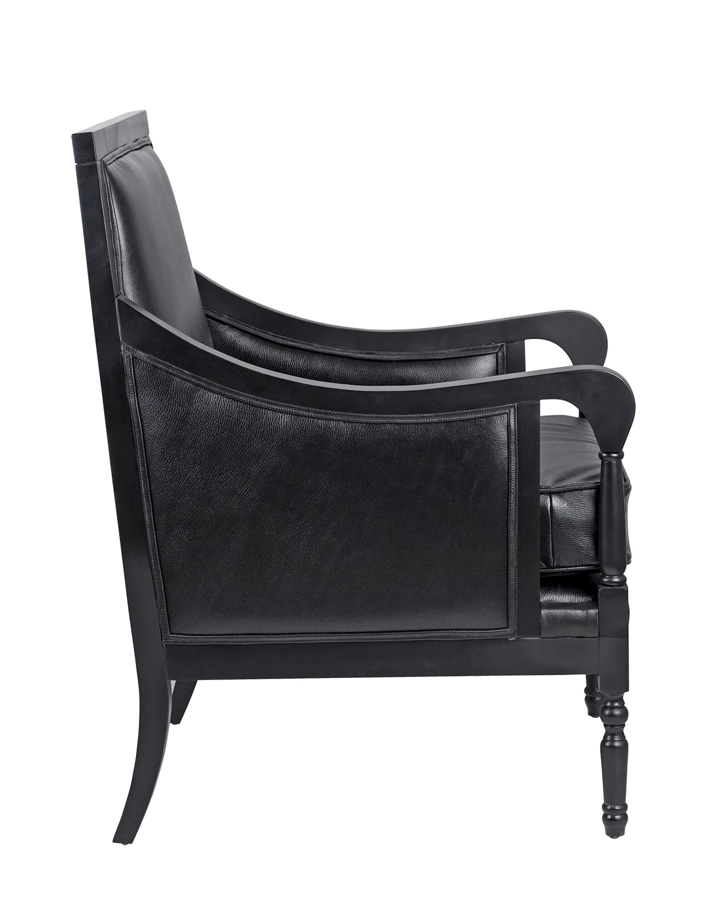 заказать Классическое американское кресло Colin Black Leather в Москве