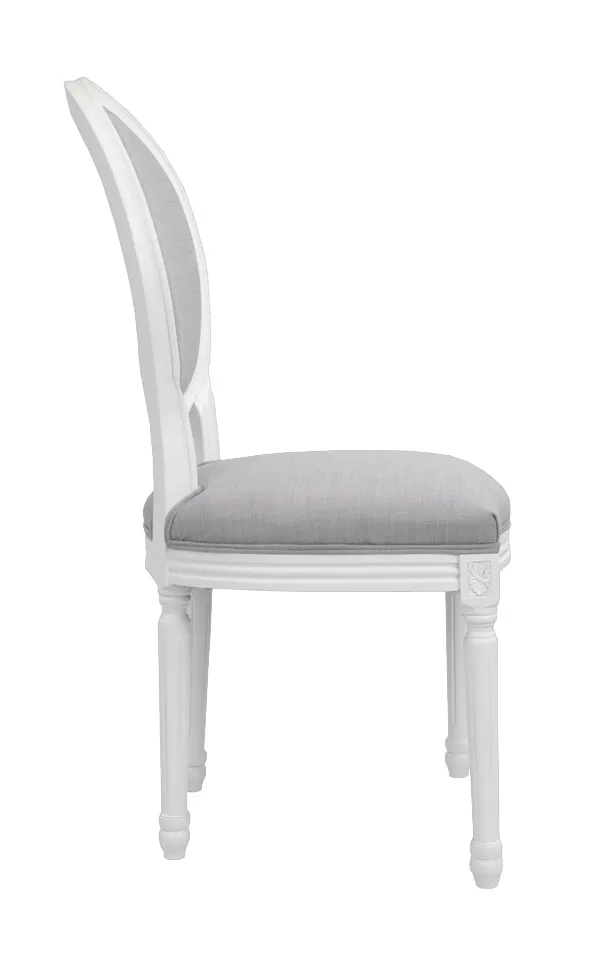 купить Дизайнерский обеденный стул Miro White and Grey в Москве купить Дизайнерский обеденный стул Miro White and Grey в Москве