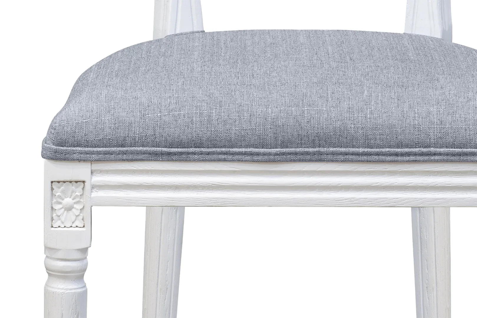 Стул с круглой спинкой Volker oak Grey and White в интерьере