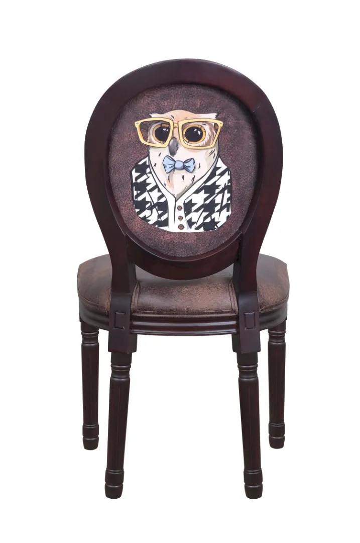 Стул Volker Brownie Owl Print в интернет-магазине в Москве Стул Volker Brownie Owl Print в интернет-магазине в Москве