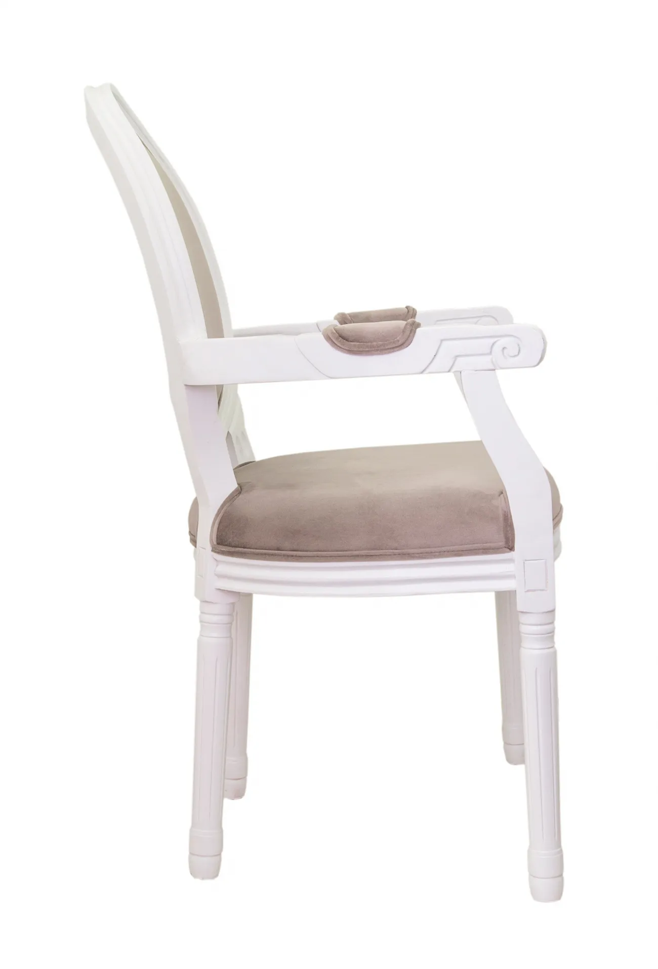 купить Мягкий стул с подлокотниками Volker Arm Taupe