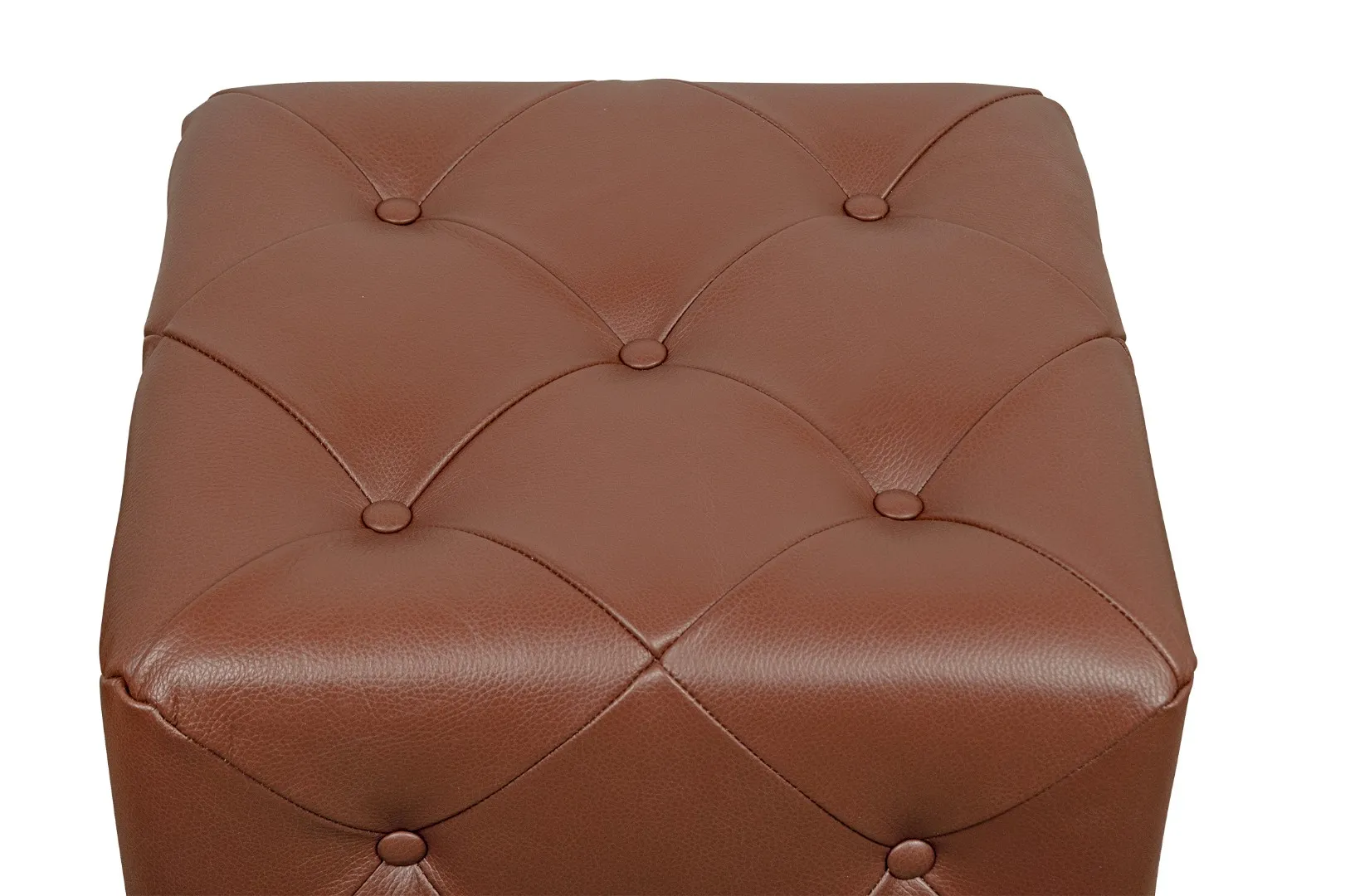 Дизайнерский пуф Amrit Light Brown Leather в интернет-магазине в Москве Дизайнерский пуф Amrit Light Brown Leather в интернет-магазине