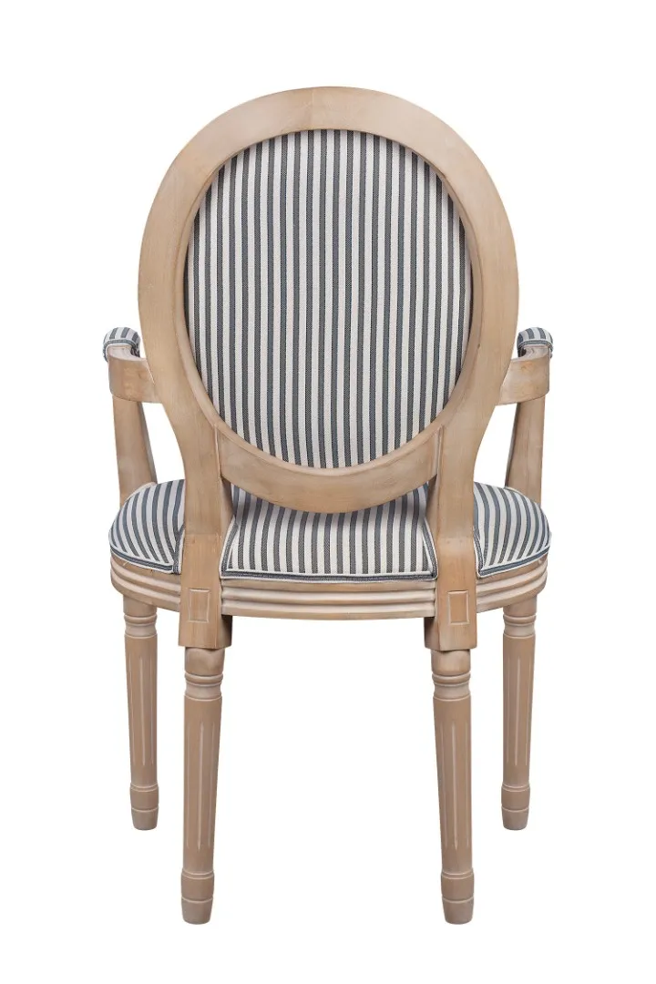 Мягкий стул с подлокотниками Volker Arm Black Pinstripe в интернет-магазине в Москве Мягкий стул с подлокотниками Volker Arm Black Pinstripe в интернет-магазине в Москве