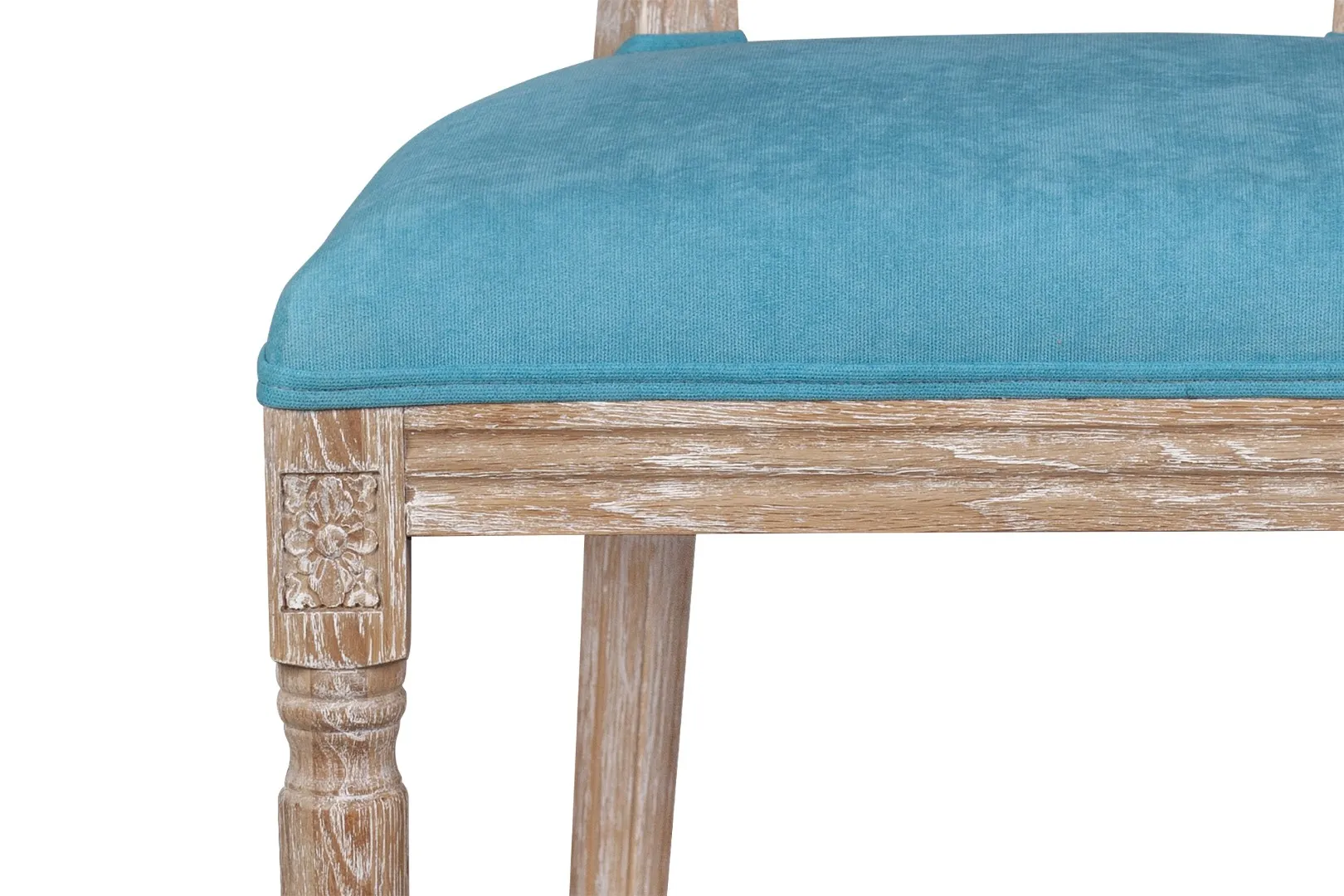 фото Стул с круглой спинкой Volker Oak Light Blue в интерьере в Москве фото Стул с круглой спинкой Volker Oak Light Blue в интерьере в Москве