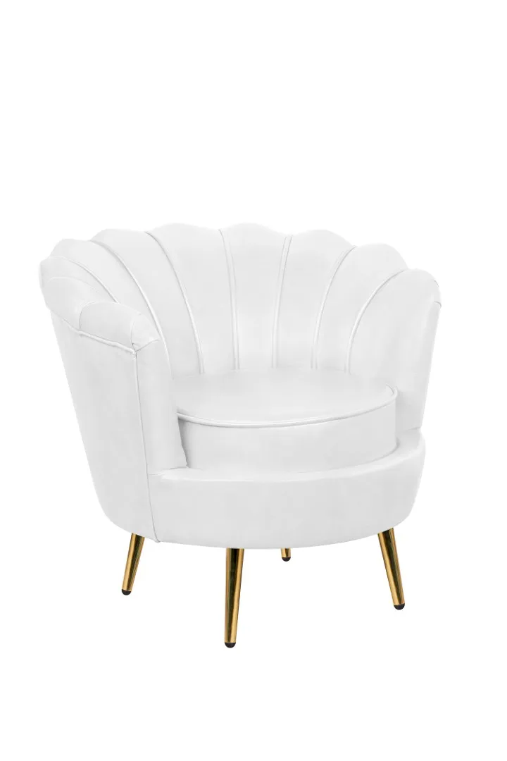 купить Низкое кресло ракушка Pearl White в Москве