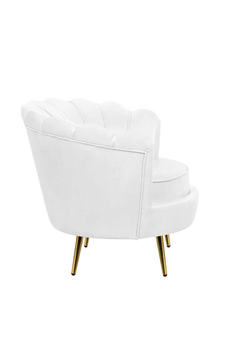 заказать Низкое кресло ракушка Pearl White в Москве