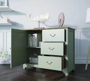 Комод "Оливия (Olivia)" на 3 ящика с дверкой арт GA5051 в интернет-магазине