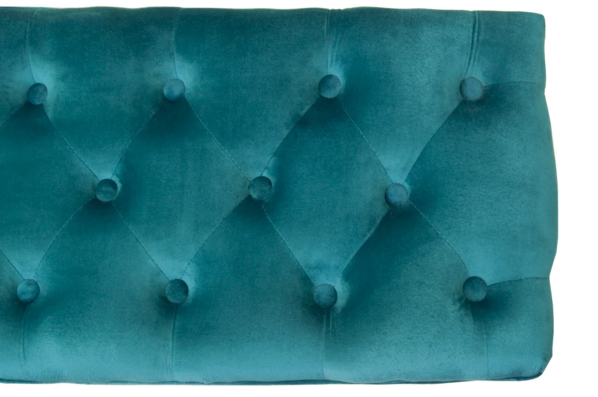 Оттоманка Kina Narrow Blue and Black в интернет-магазине