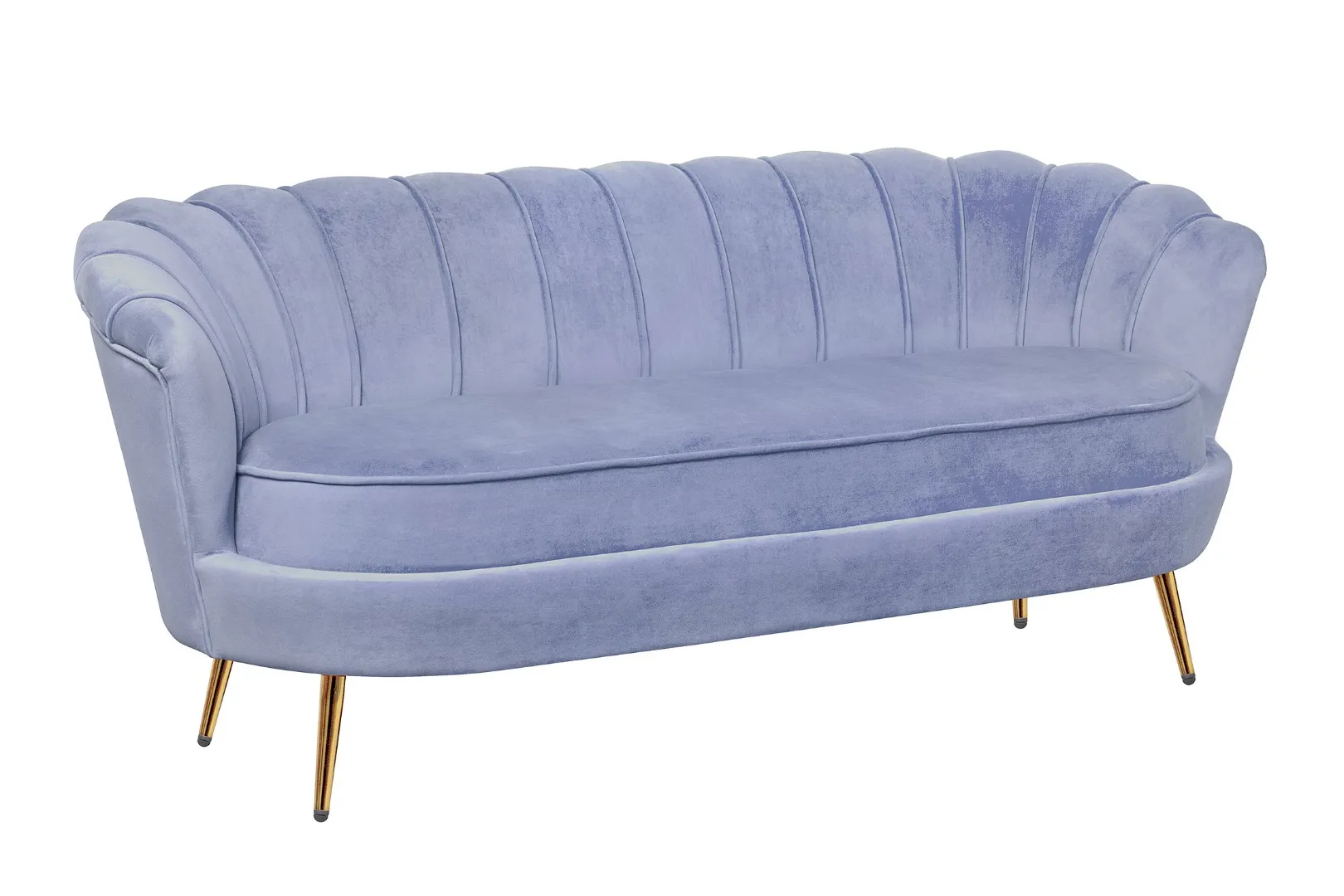 купить Трехместный диван ракушка для гостиниц Pearl Triple Blue в Москве