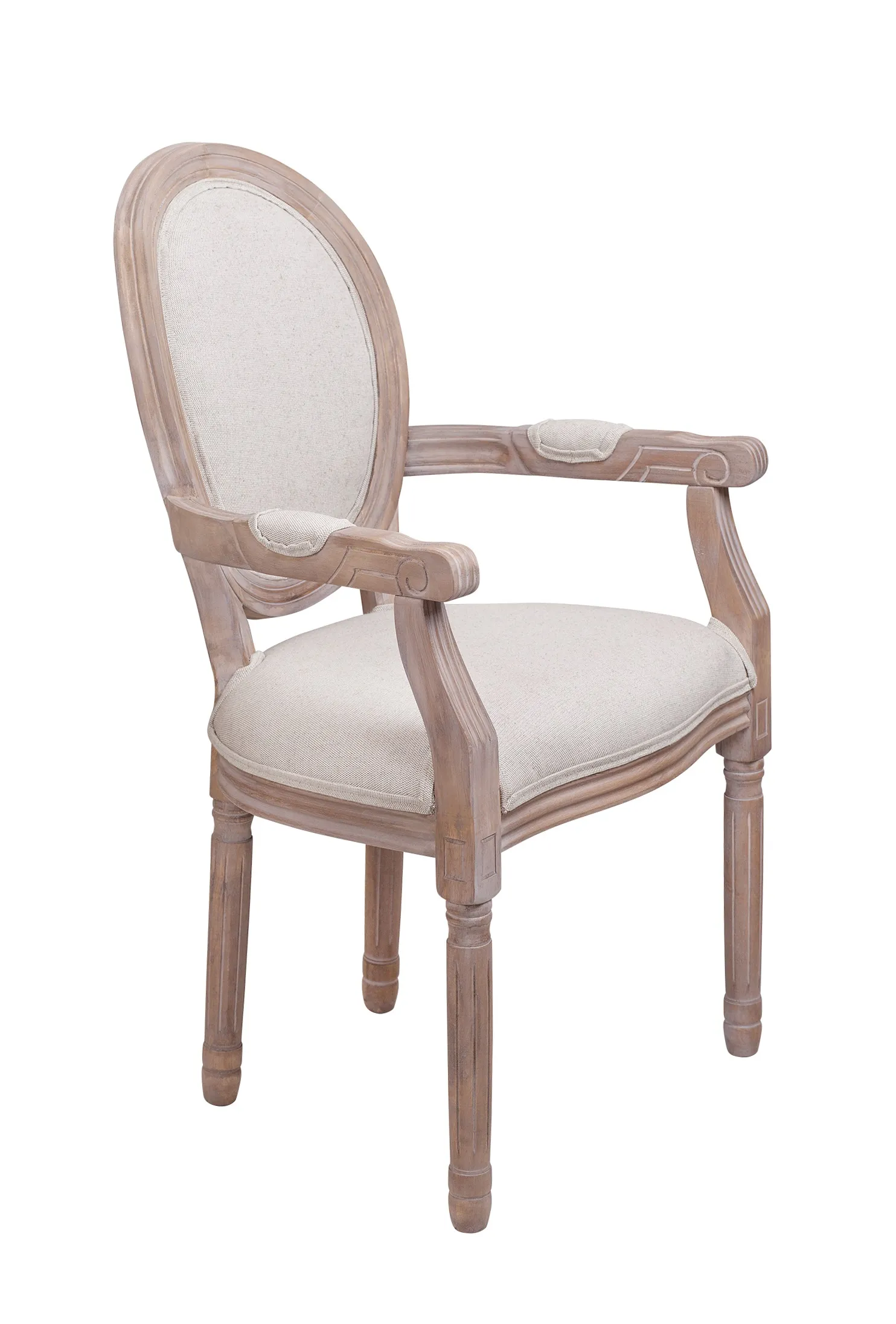 купить Мягкий стул с подлокотниками Volker Arm Beige V2 в Москве