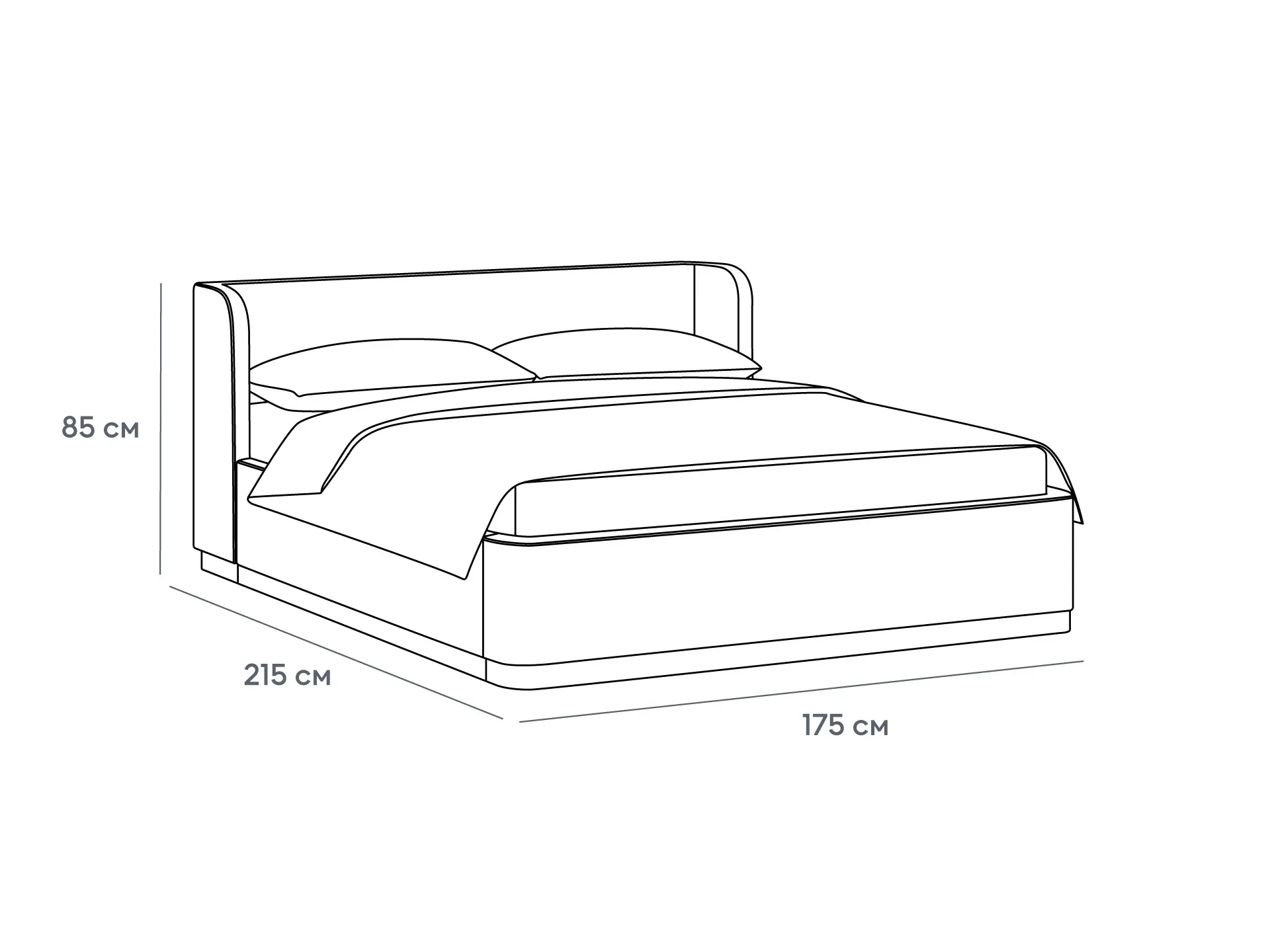 купить Кровать Vibe 1600 в интернет-магазине в Москве
