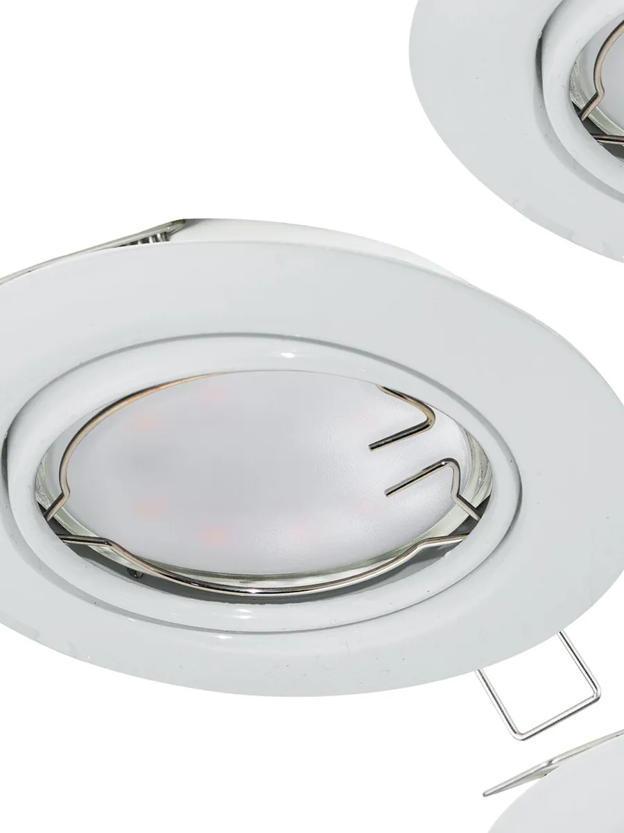 купить 94406 Комплект светодиодных встраиваемых светильников PENETO, 3x5W (GU10), ?87, сталь, белый в Москве купить 94406 Комплект светодиодных встраиваемых светильников PENETO, 3x5W (GU10), ?87, сталь, белый