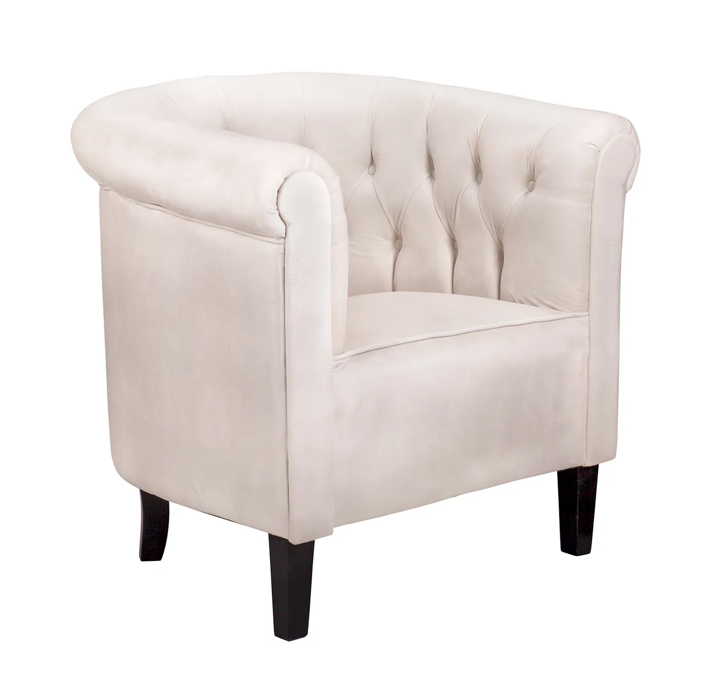 купить Низкое кресло Swaun Beige Velvet в Москве