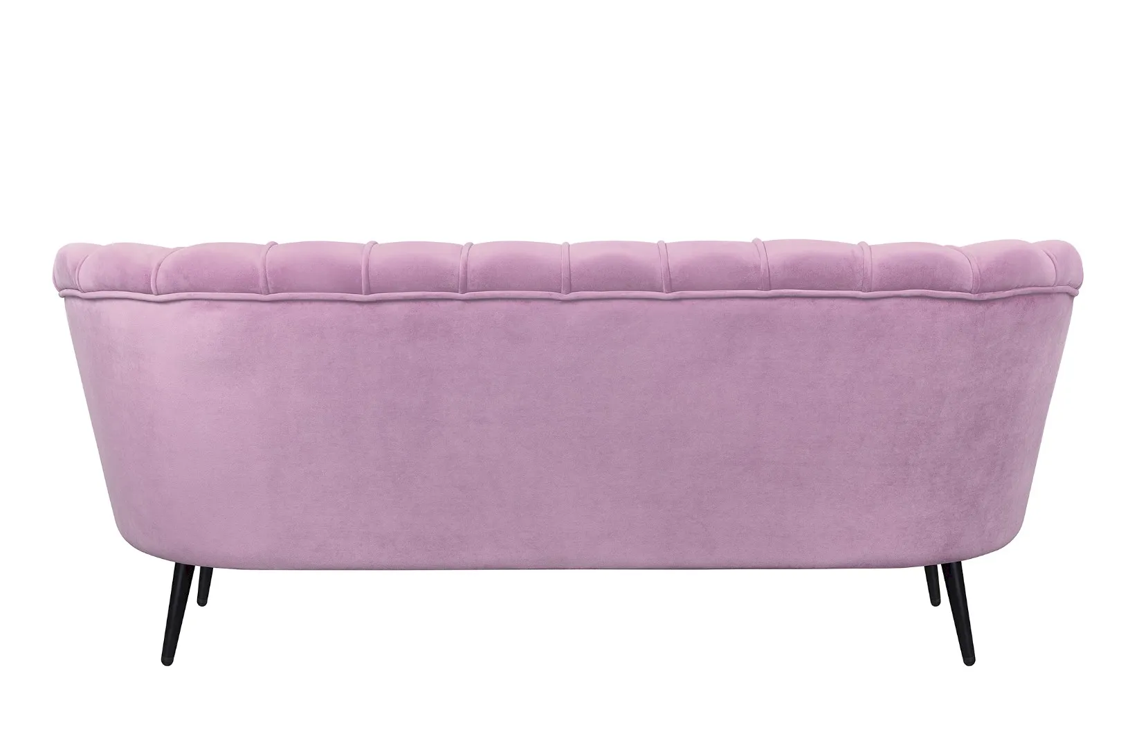 Диван ракушка Pearl Triple Pink на черных ножках в интернет-магазине в Москве Диван ракушка Pearl Triple Pink на черных ножках в интернет-магазине