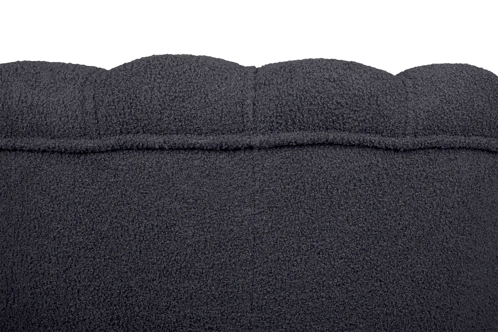 фото Низкое кресло ракушка Pearl Black Boucle в Москве