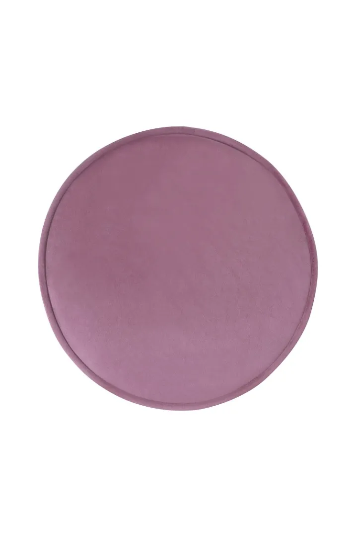 заказать Пуф Pearl Adorn Pink на черных ножках