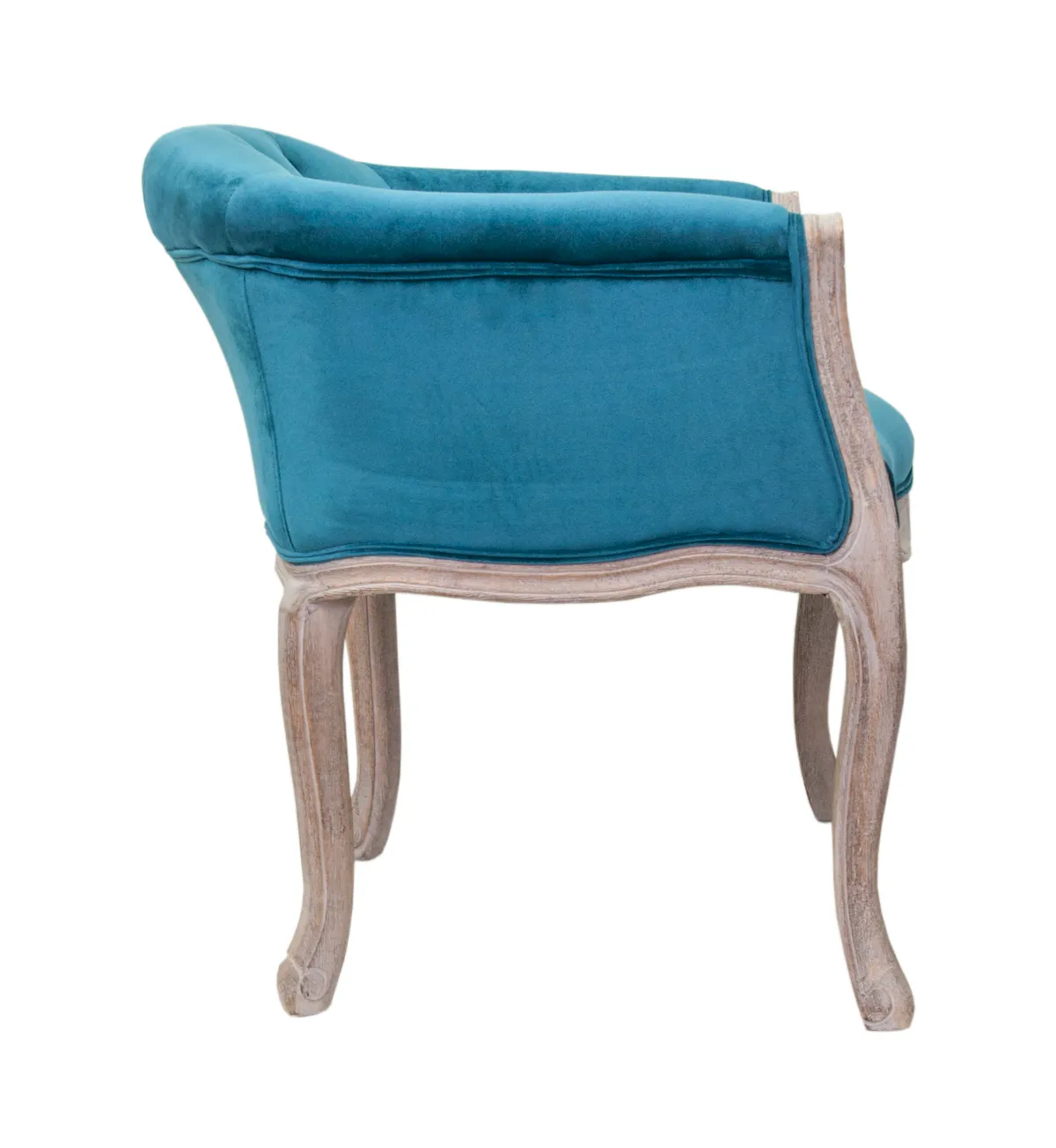 купить Низкое кресло ретро Kandy Blue Velvet в Москве