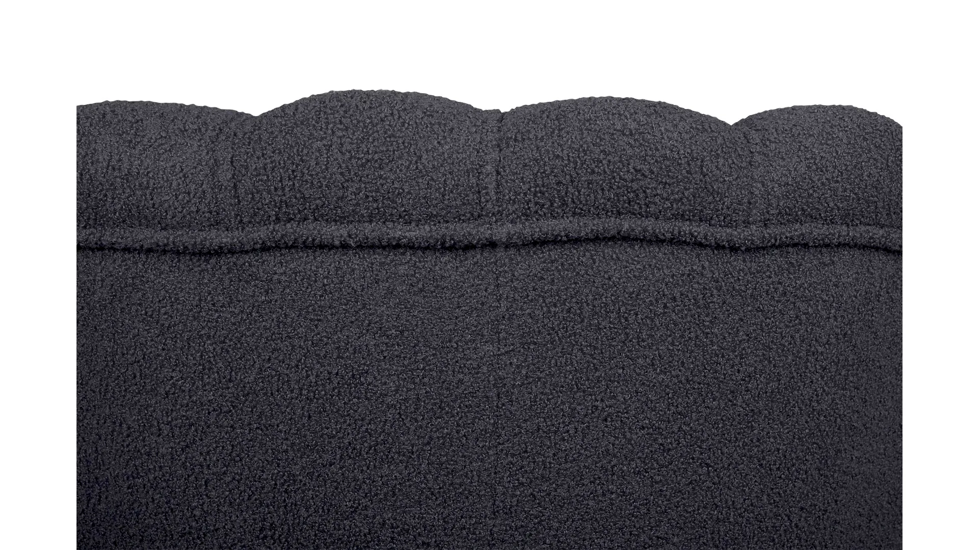 фото Низкое кресло ракушка Pearl Black Boucle на черных ножках в Москве фото Низкое кресло ракушка Pearl Black Boucle на черных ножках