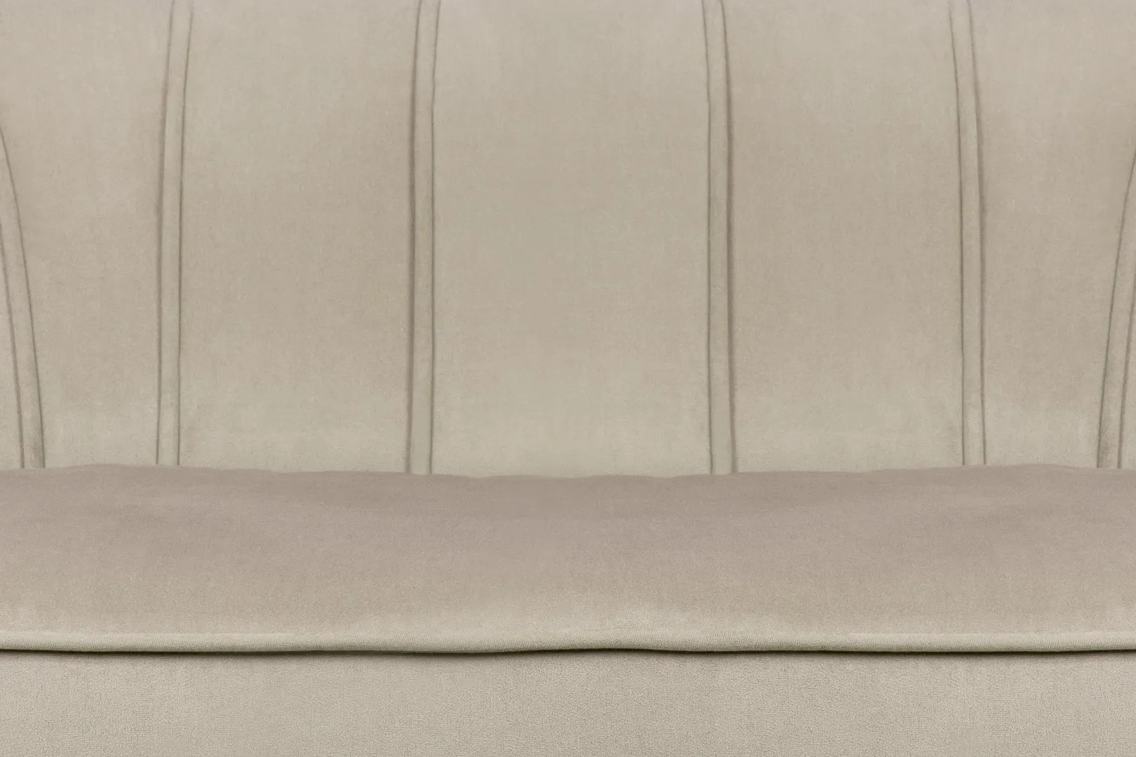 фото Дизайнерский диван Pearl Double Taupe на черных ножках