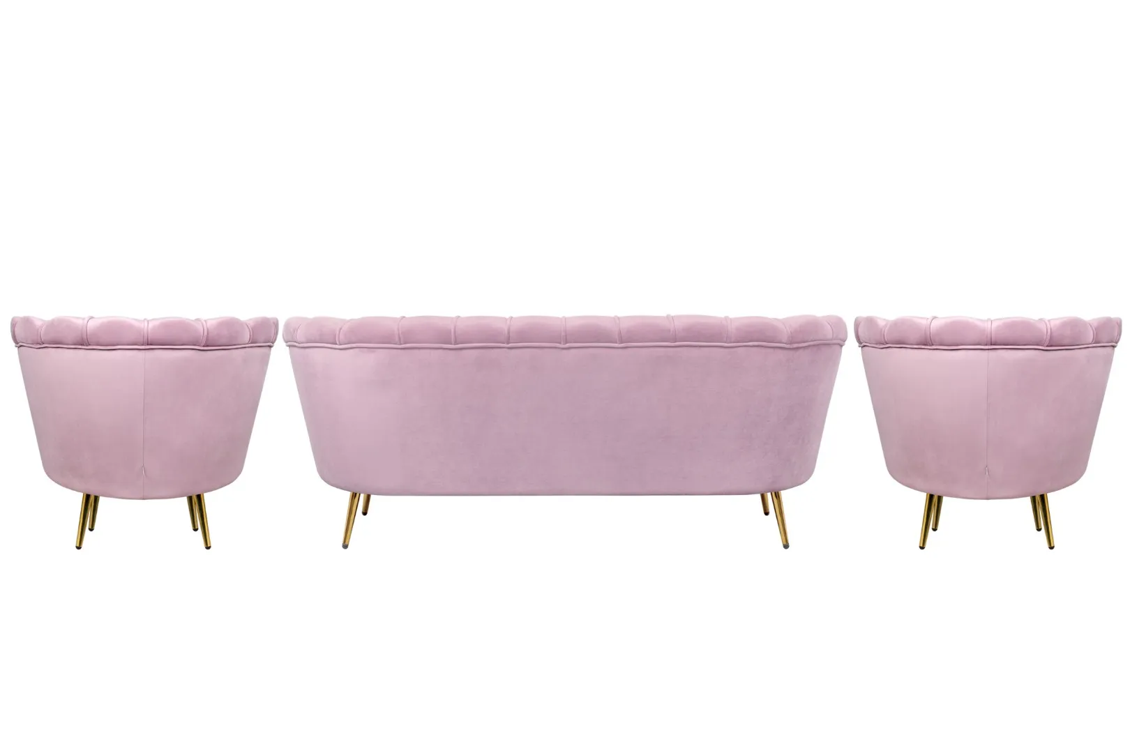 заказать Комплект кресел и дивана ракушка Pearl Triple Pink в Москве заказать Комплект кресел и дивана ракушка Pearl Triple Pink