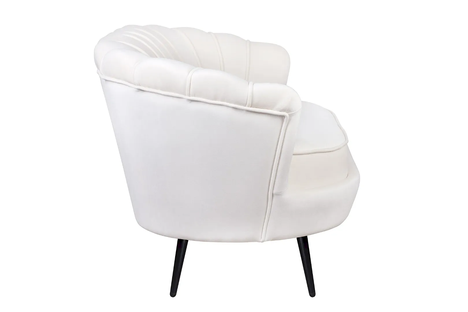 заказать Диван ракушка Pearl Double Beige на черных ножках
