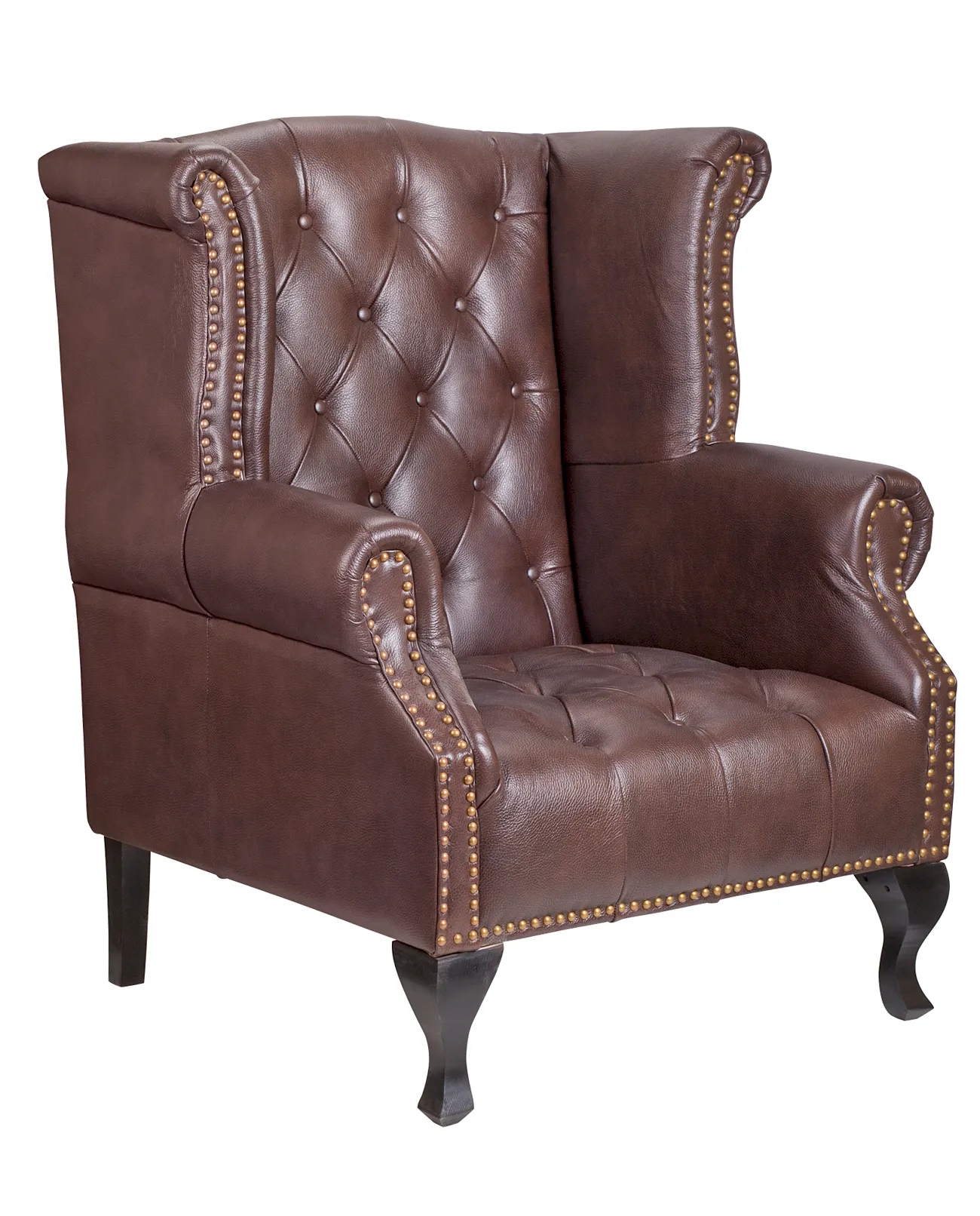 купить Каминное кожаное кресло Royal Brown в Москве