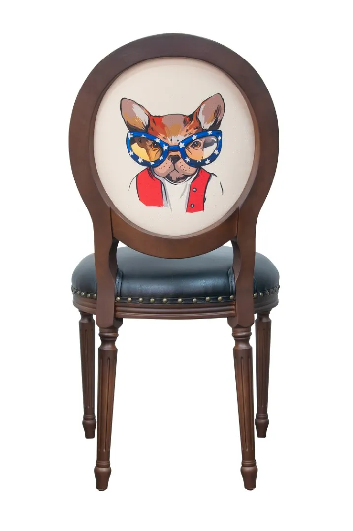 Стул Delo Kora Bulldog Print в интернет-магазине в Москве Стул Delo Kora Bulldog Print в интернет-магазине
