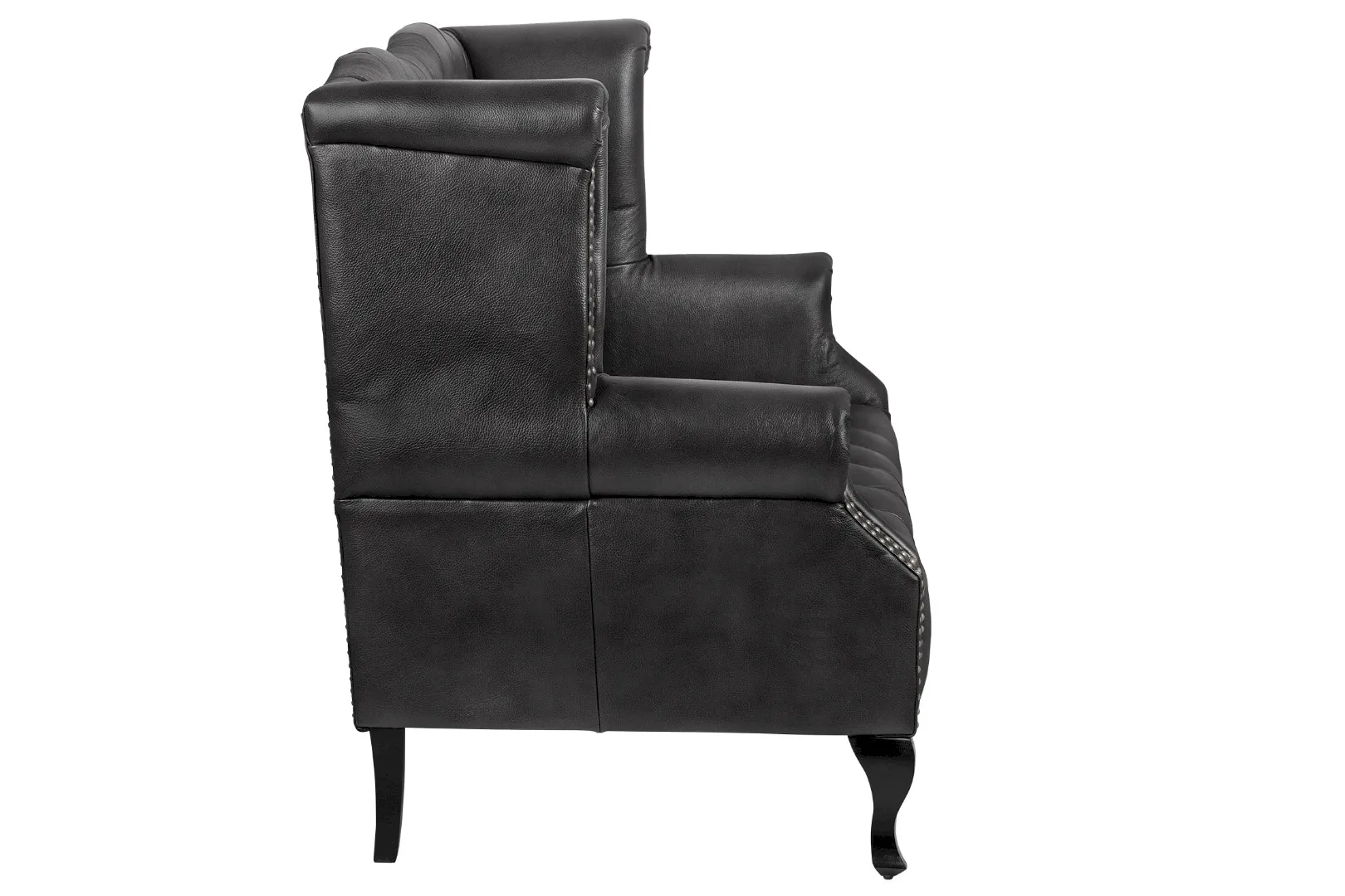 заказать Кожаный дизайнерский диван лофт Royal Sofa Black