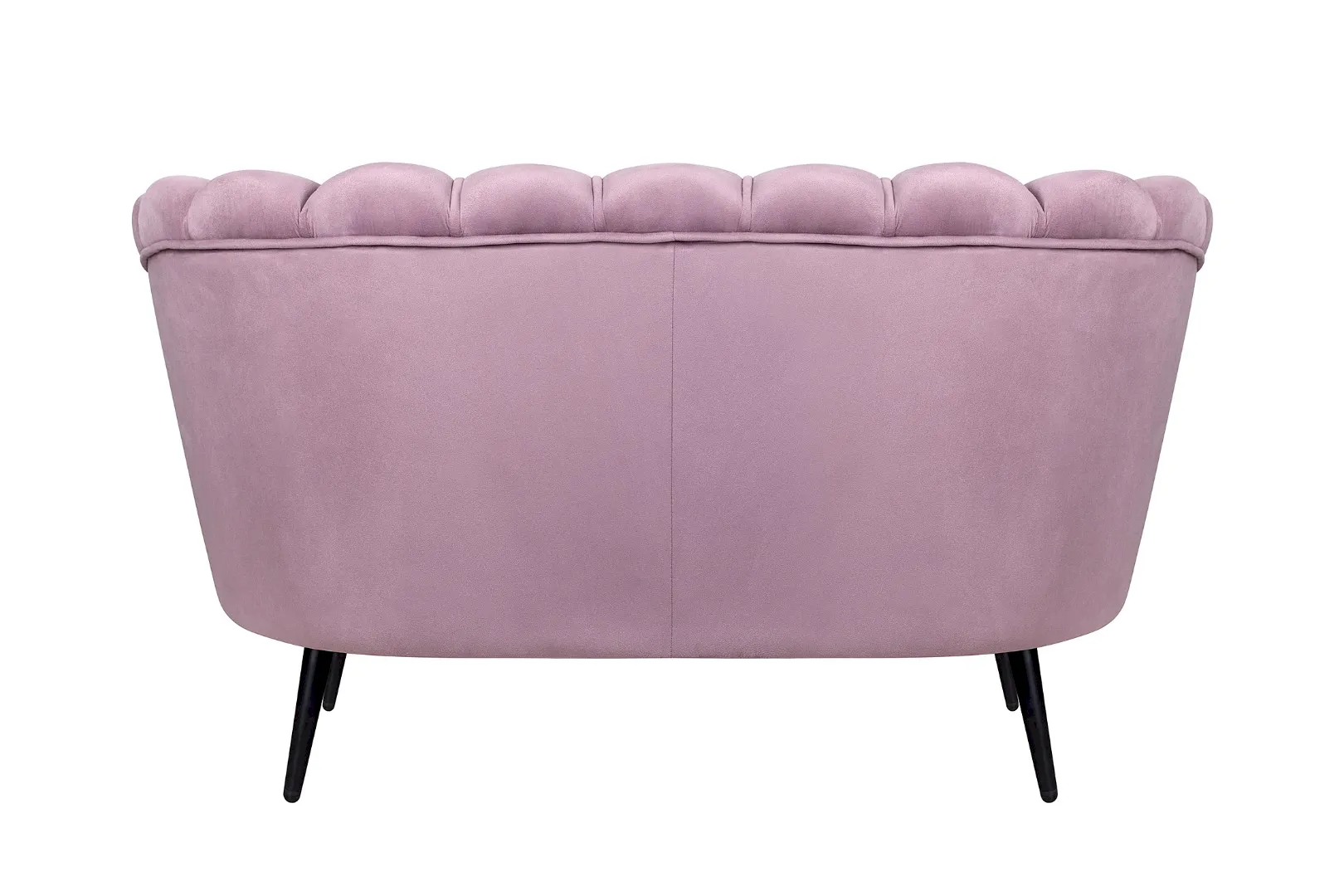 Дизайнерский двухместный диван Pearl Double Pink на черных ножках в интернет-магазине
