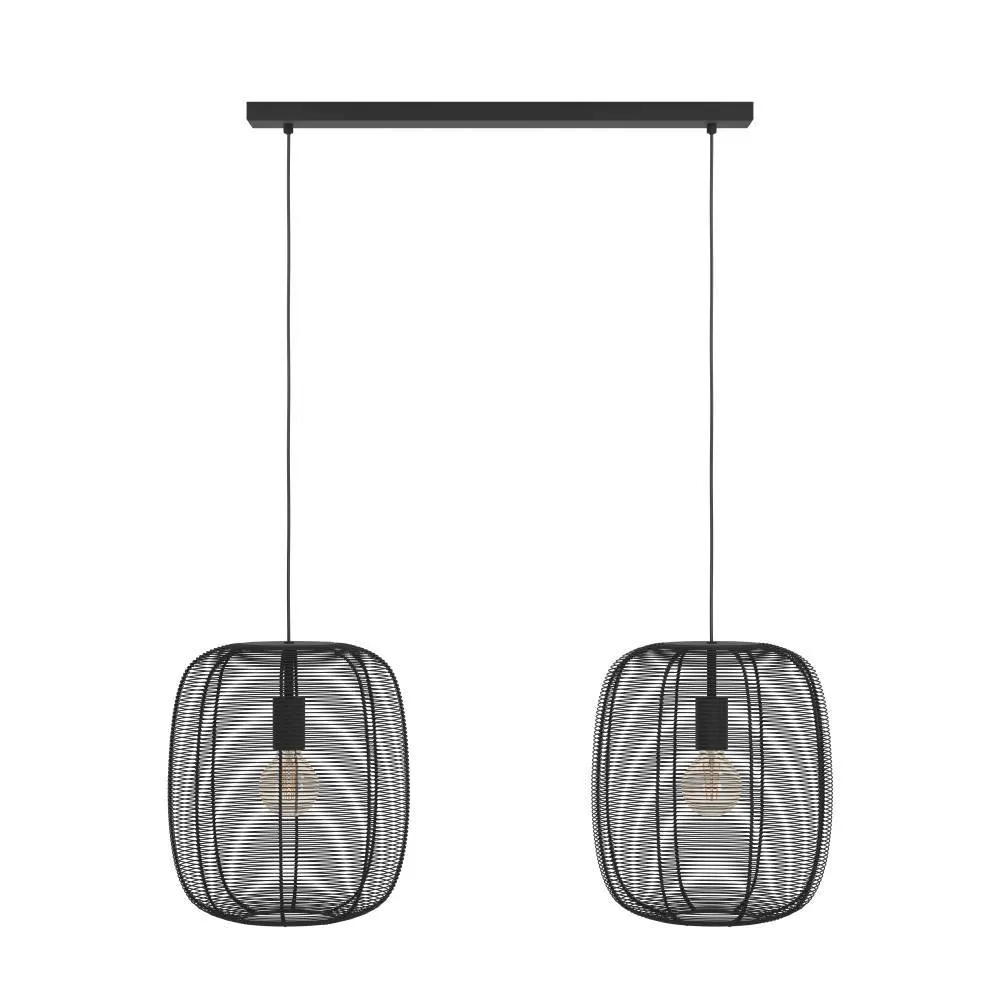заказать 43966 Люстра RINROE, 2X40W (E27), L900, B325, H1100, сталь, черный