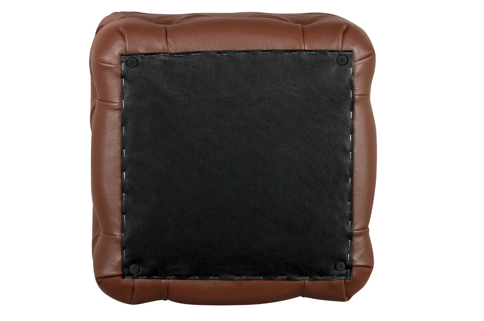 фото Дизайнерский пуф Amrit Light Brown Leather в Москве фото Дизайнерский пуф Amrit Light Brown Leather