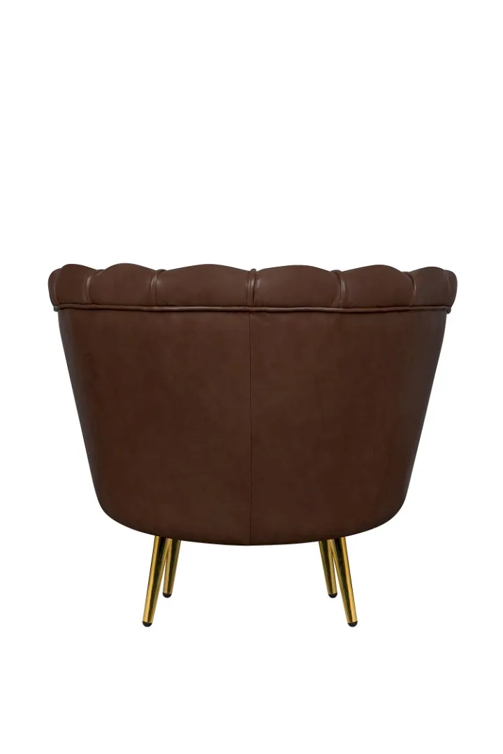 Низкое кресло ракушка Pearl Brown V2 в интернет-магазине в Москве