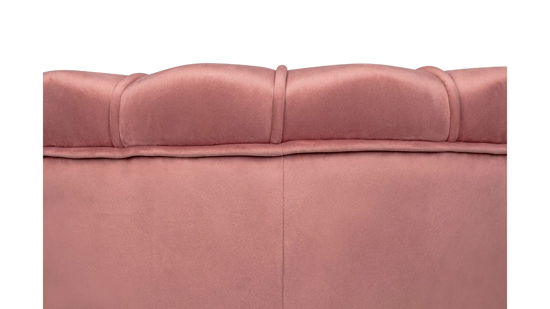фото Низкое кресло ракушка Pearl Pink V3 на черных ножках