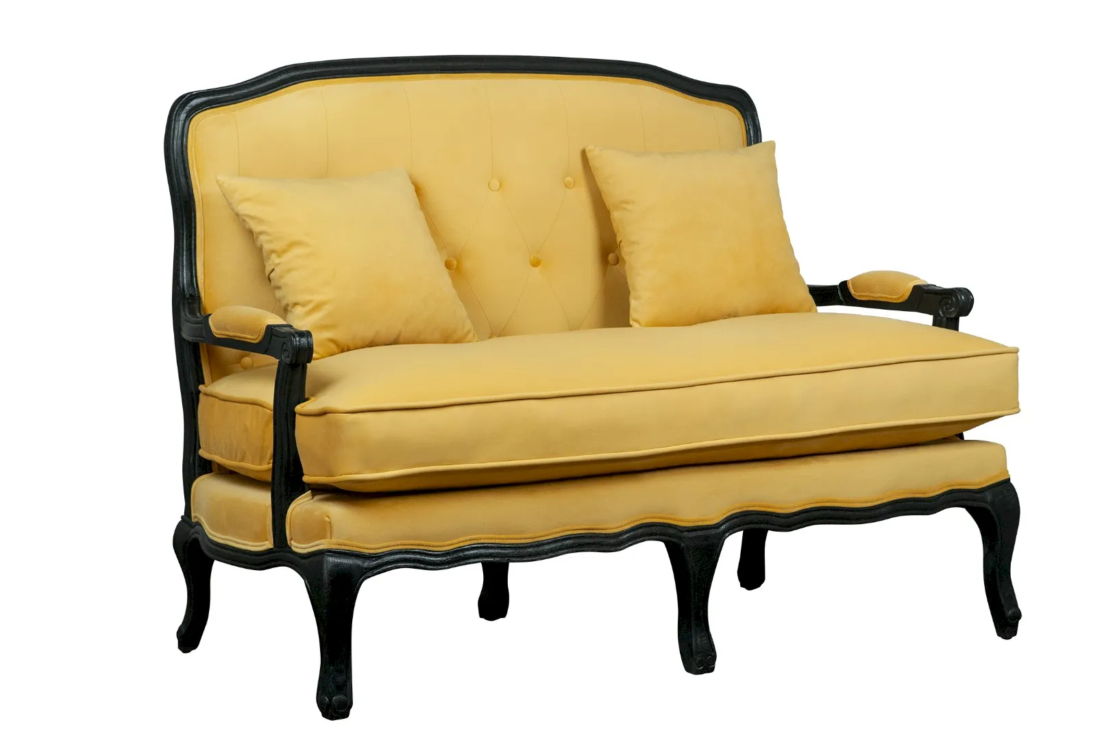 купить Дизайнерский двухместный диван Yareli Yellow