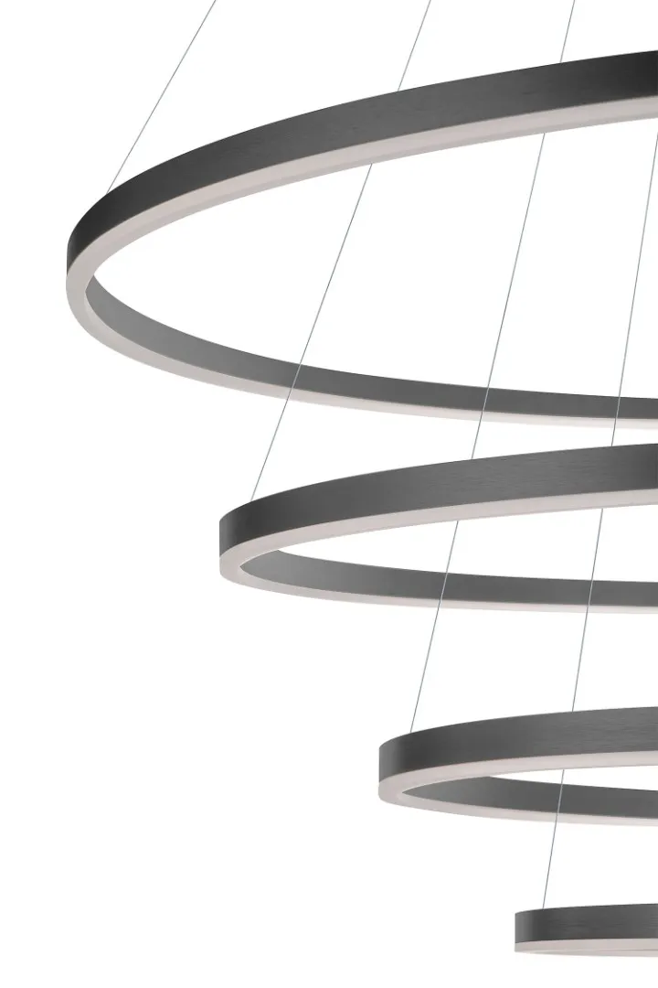 фото Люстра Orblaze 4 rings 1000 black в интерьере в Москве