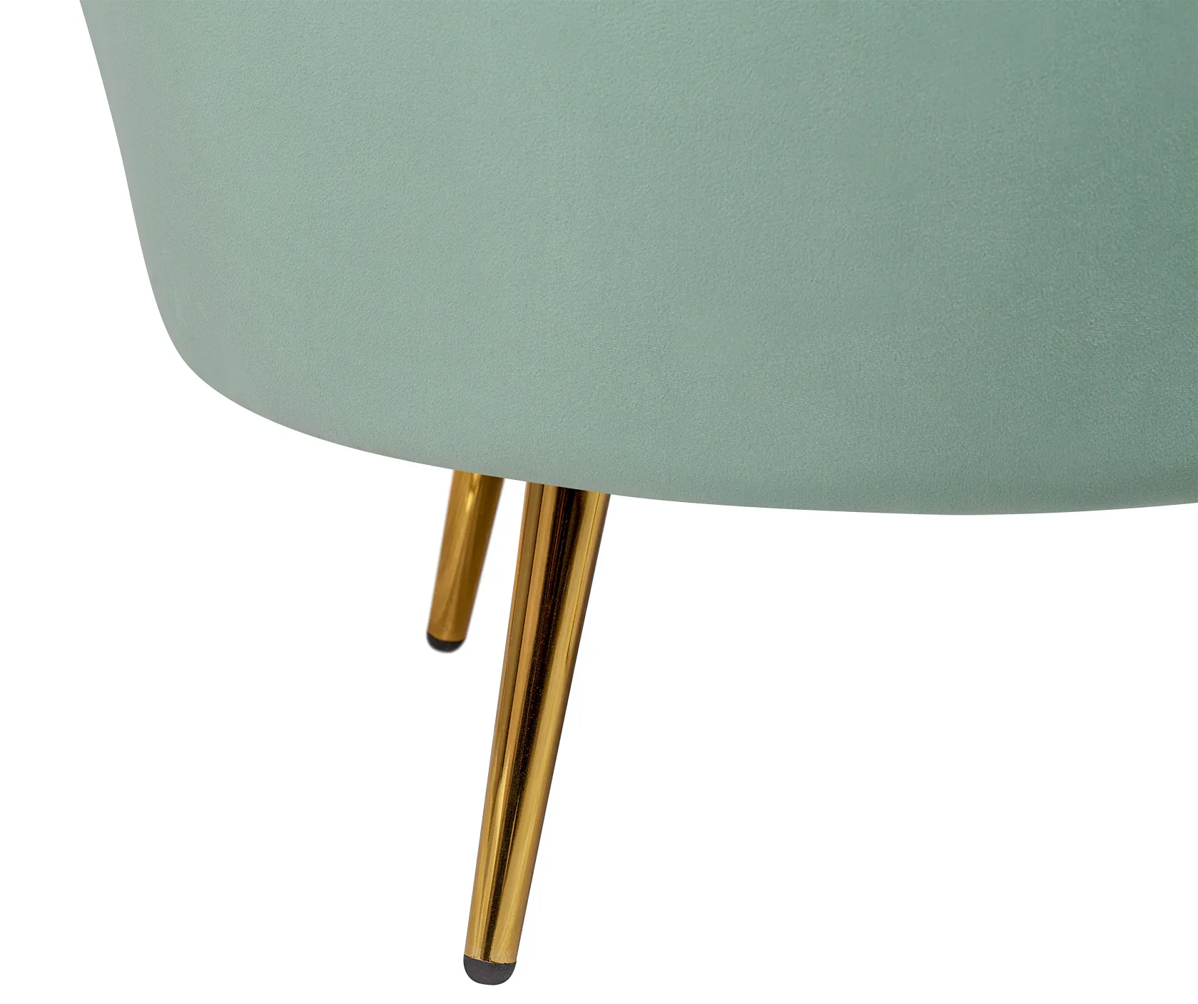 Низкое кресло ракушка Pearl Green в интерьере в Москве