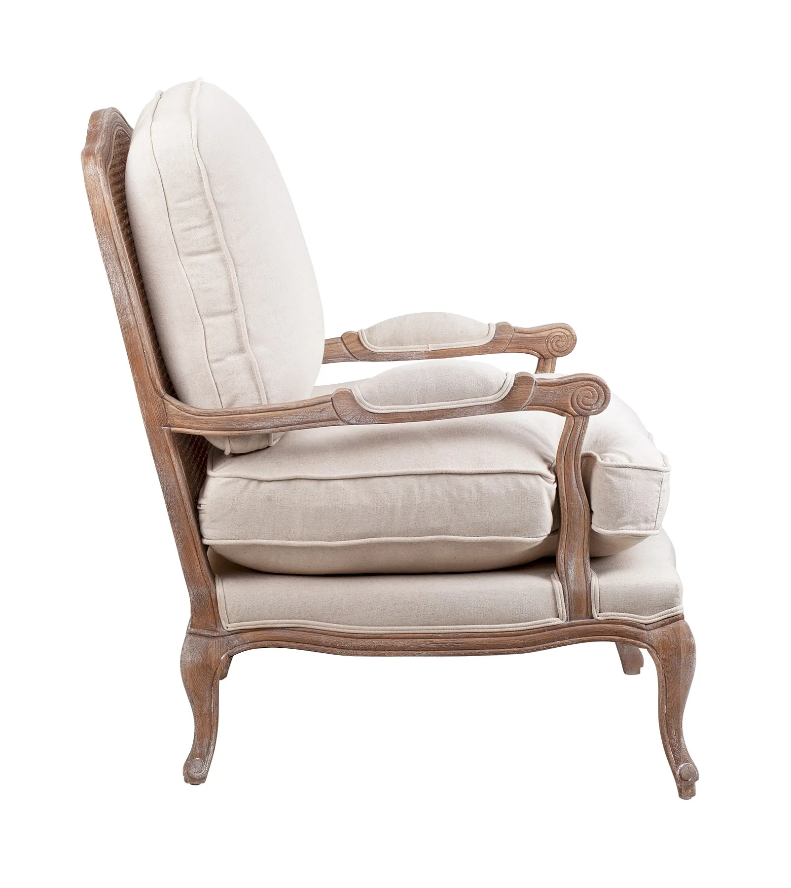 заказать Мягкое полукресло с подлокотниками Niro Rattan Beige в Москве
