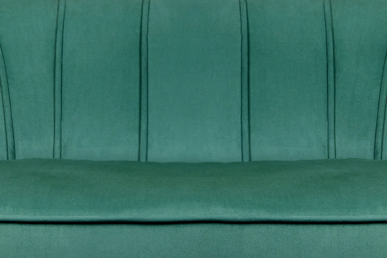 фото Дизайнерский диван Pearl Double Green V2 на черных ножках
