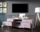 Комод "Леонтина (Leontina)" в лавандовом цвете под TV удлиненный арт LT8/2L №1