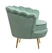 Низкое кресло ракушка Pearl Green №2 в Москве