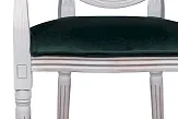 Мягкий стул с подлокотниками Volker Arm Green №5 в Москве