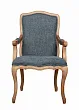 Мягкий стул с подлокотниками Wallis Blue №0 в Москве